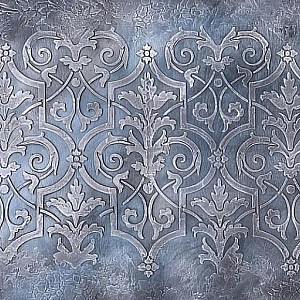 Трафарет - Асатур безшовный - Фотография интерьере 11