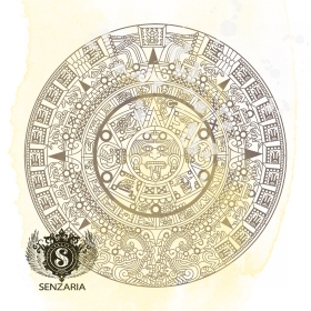 Трафарет - Календарь Майя