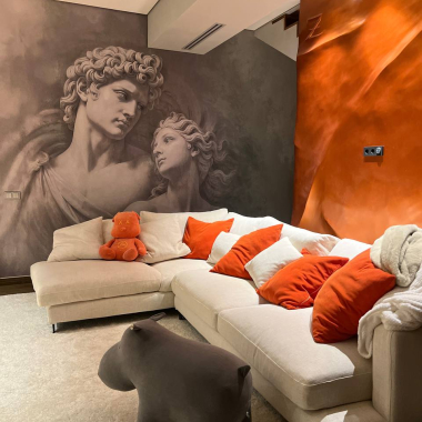 Имитация Фрески без стыка