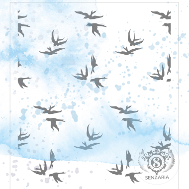 Трафарет - Ласточки