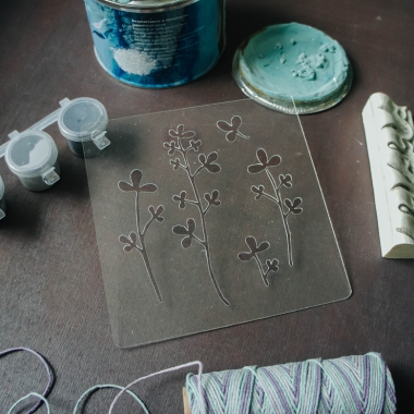 Трафарет - Травы