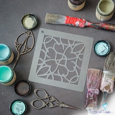 Трафарет - Кружево фрагмент