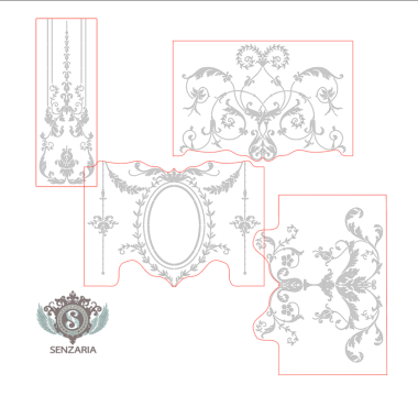 Трафарет - Версаль