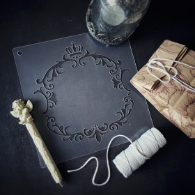 Трафарет - Каролина круг Трафарет - Каролина круг