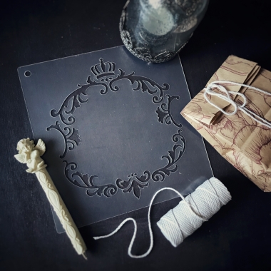 Трафарет - Каролина круг Трафарет - Каролина круг